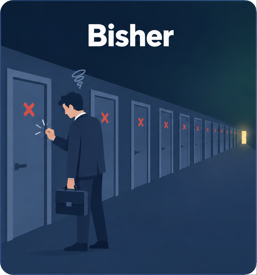Bisher: Ein Verkäufer telefoniert konzentriert an seinem Schreibtisch