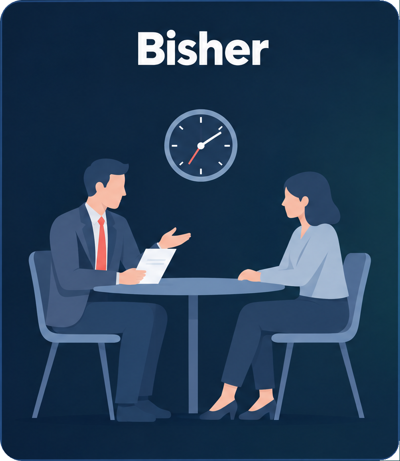 Bisher: Ein Verkäufer am Tisch im Gespräch mit einem Kunden